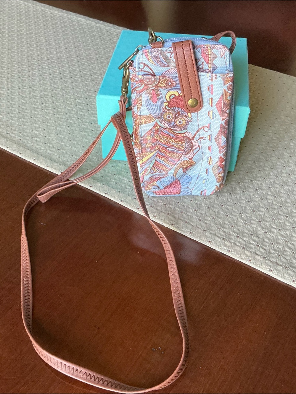 Sakroots Artist circle Sky Spirit Desert Smartphone Wristlet NWOT